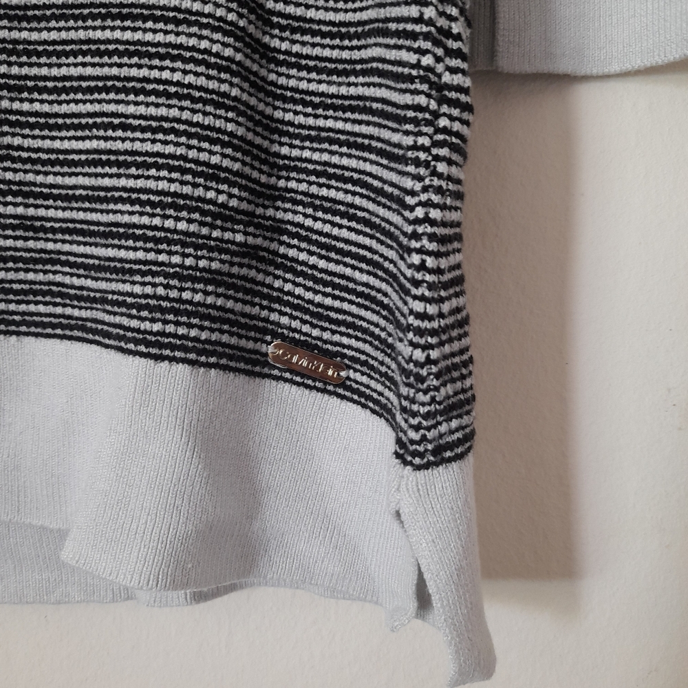 ● Calvin Klein | Women Boat neck stripped sweatshirt - Picture 14 of 16